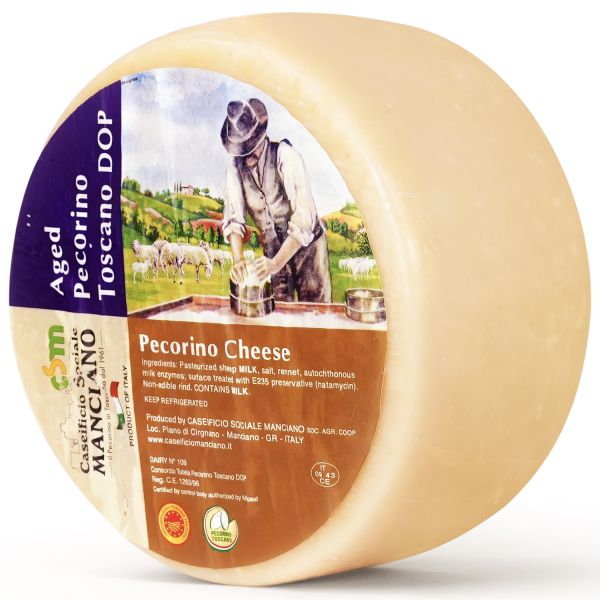PECORINO TOSCANO STAGIONATO DOP ITALIAN SHEEP CHEESE
