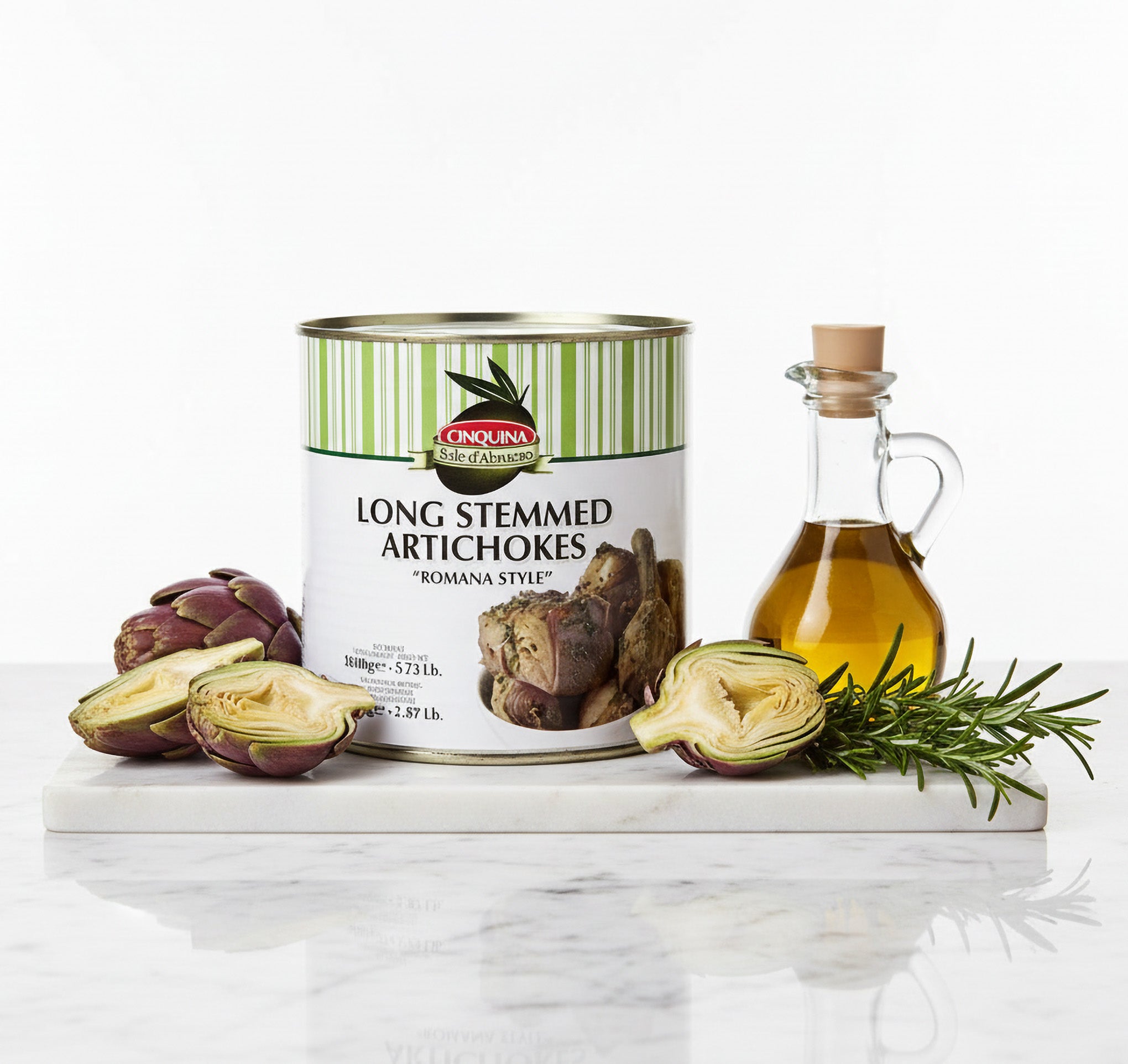 CARCIOFI ALLA ROMANA CON GAMBO 6 X 3 KG.