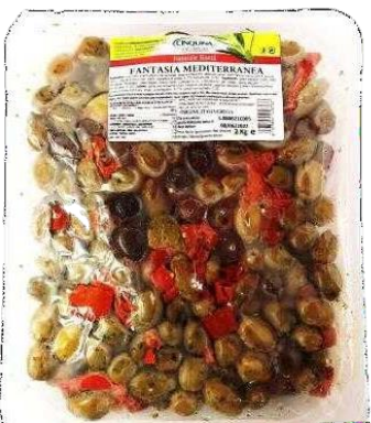 OLIVE FANTASIA MEDITERRANEA 2 KG.