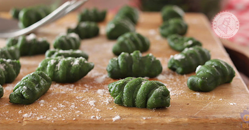 HomeMade spinach gnocchi